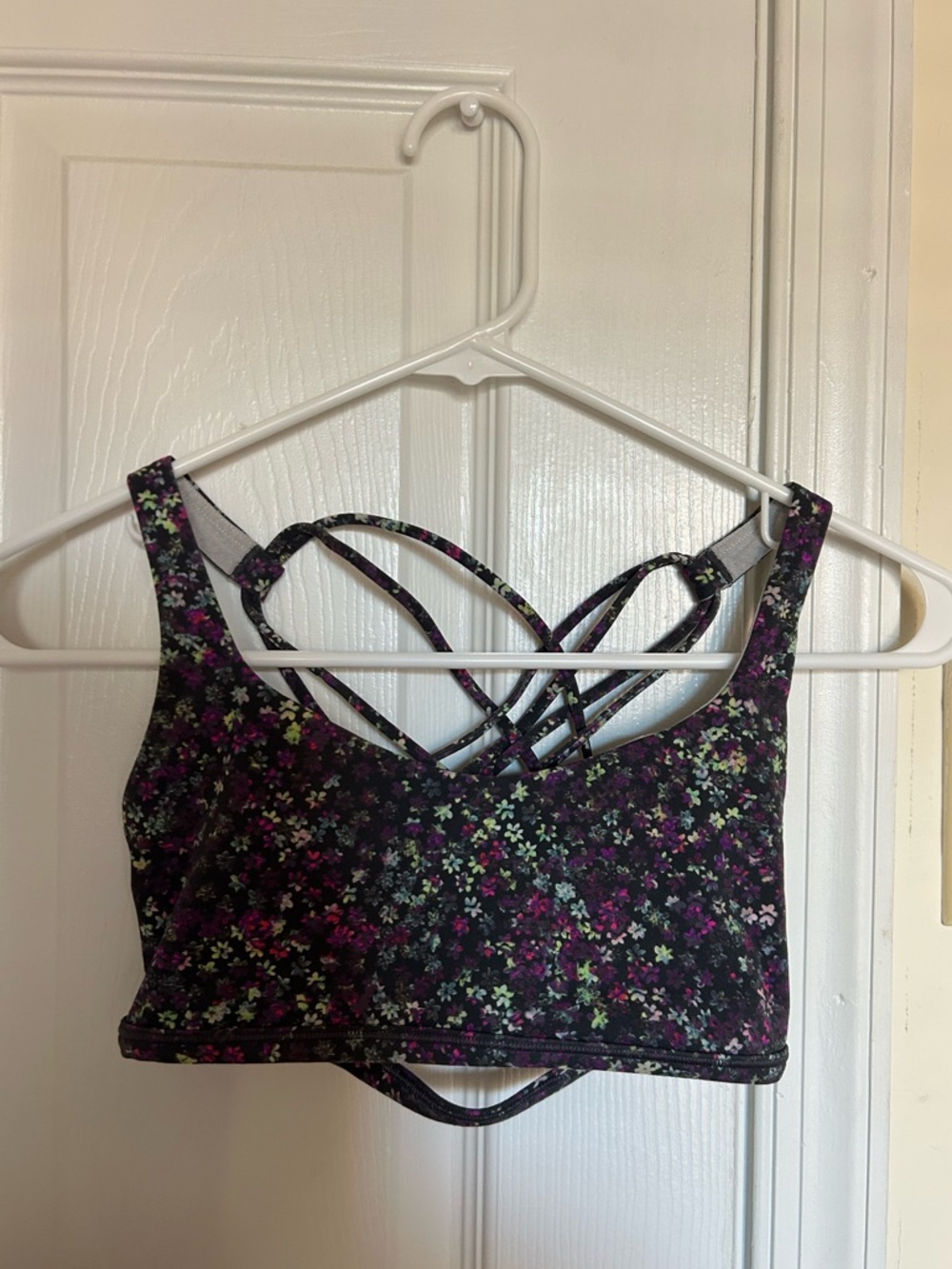 FLORAL LULULEMON SPORTS BRA